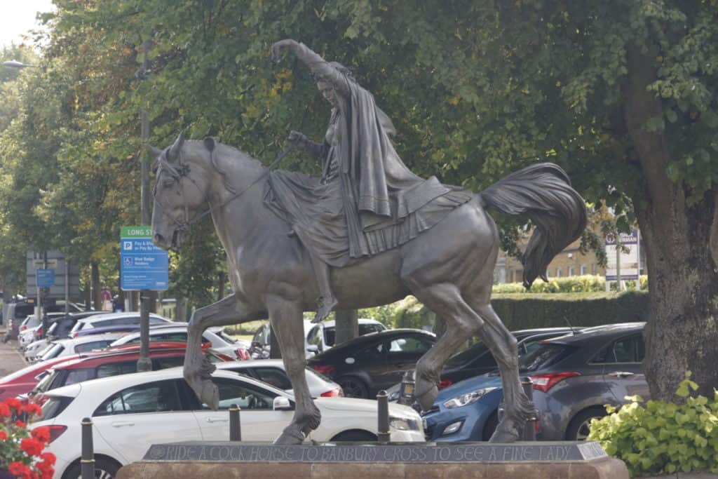 Statue of A Fine Lady on a Cock Horse