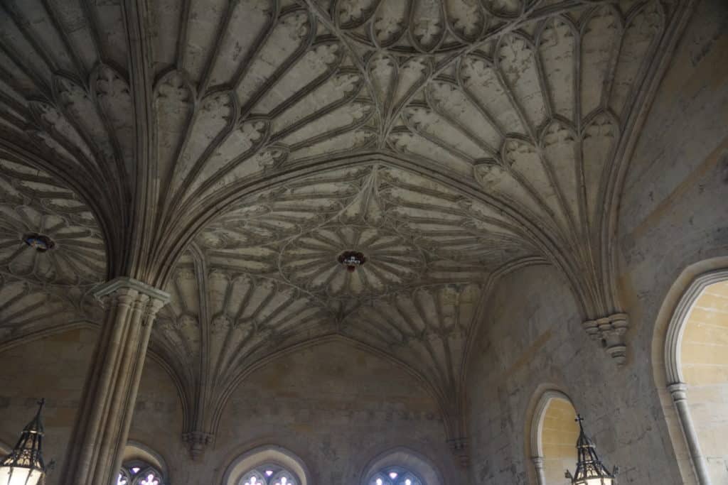 Ceiling of The Great Hall, Christ Church. Oxford