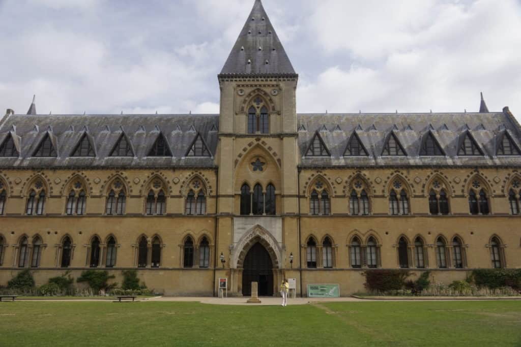 Front of the Oxford Natural History Museum