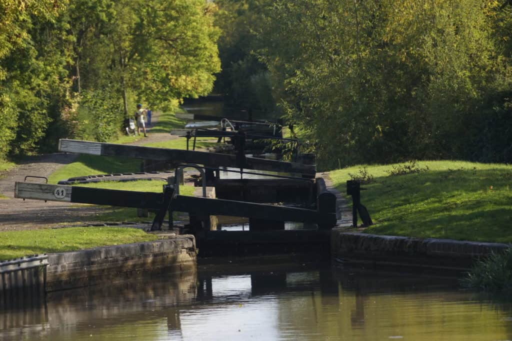 Locks on the Stratford on Avon Canal