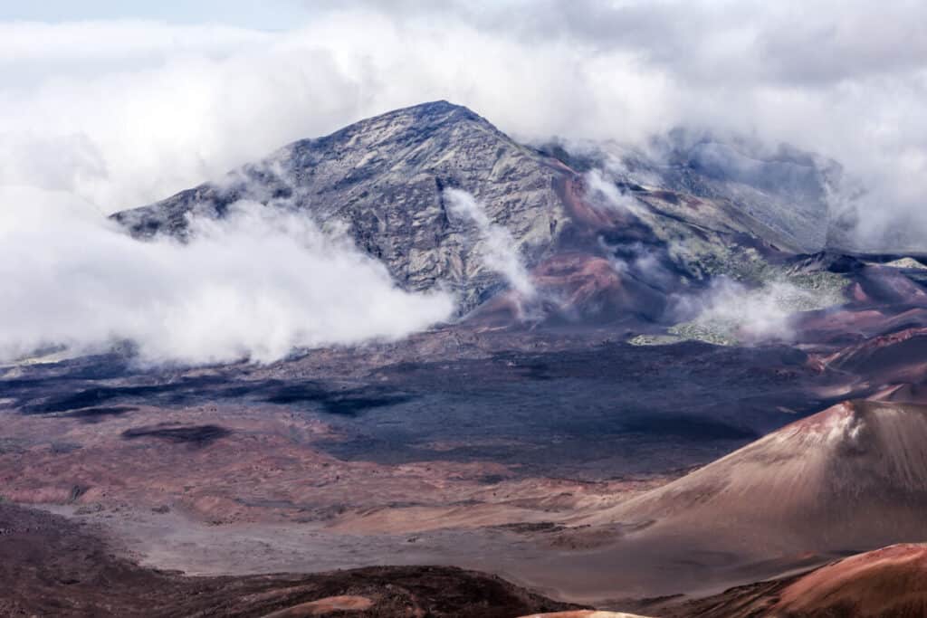 Mt Haleakala, above the cloudline