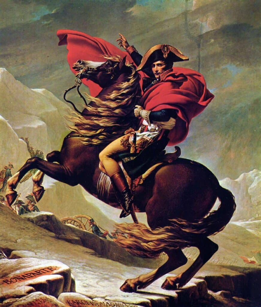 Equestrian Painting of Napoleon