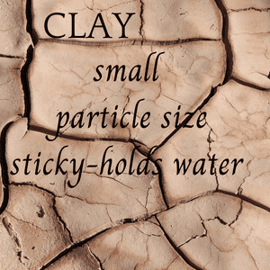 features of clay siol