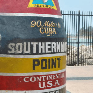 Southernmost point of North America the American tropics