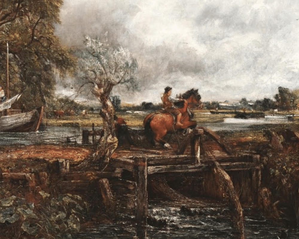 from leaping horse in Constable country