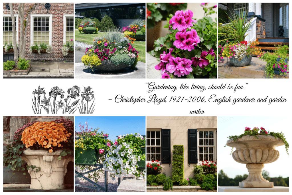 Eight ideas for colorful pllanters