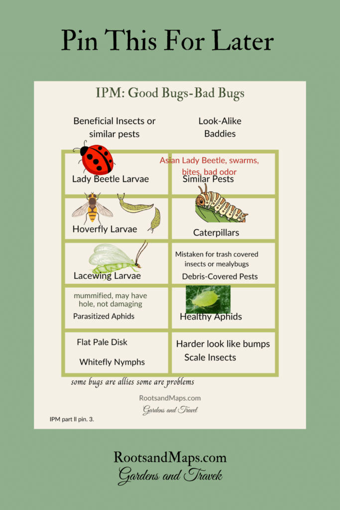 IPM for gardeners- beneficial insects and problem pests