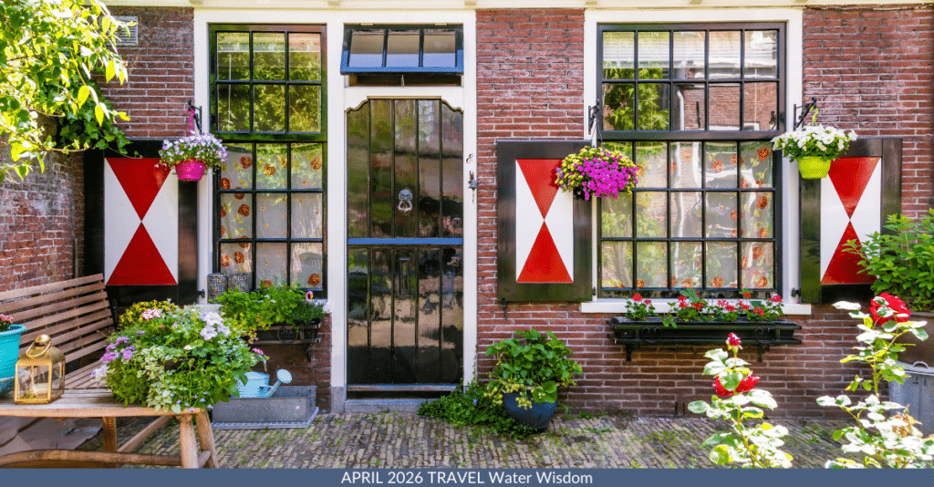 A Dutch Hofje, a garden, a home, a charitable activity since the middle ages