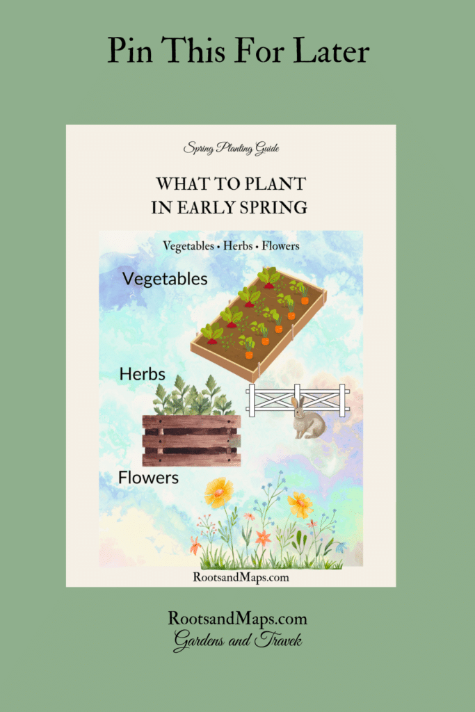 What to plant in early spring.