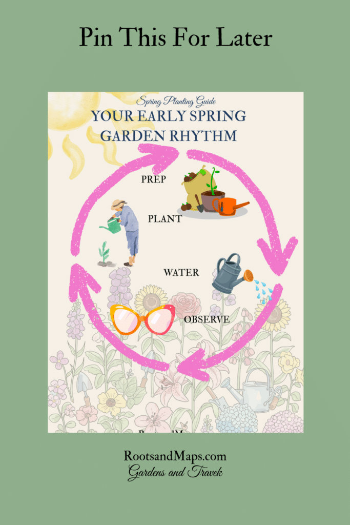 Your early spring garden rhthm.