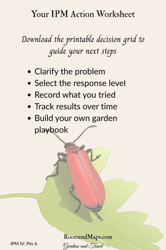 IPM, download the decison grid.