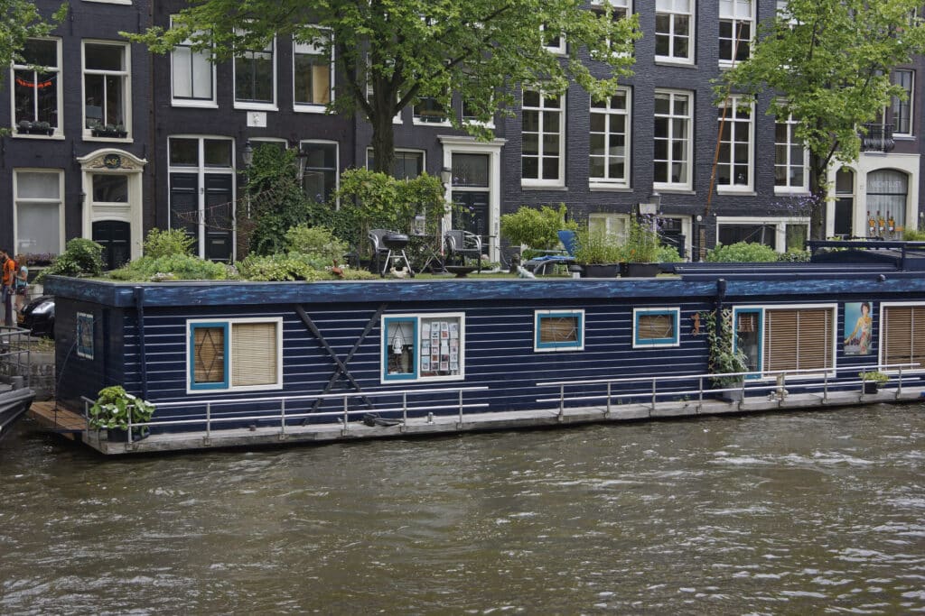 houseboats started out as low cost housing now they are premium residences