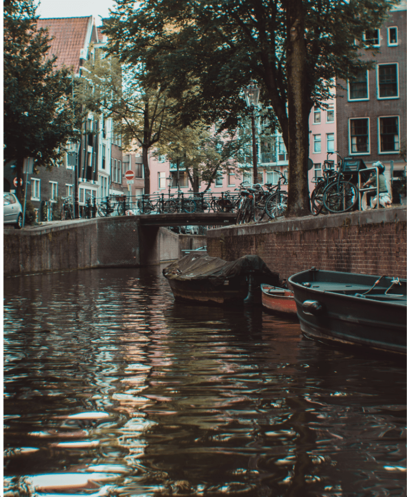 boats in a city canal
