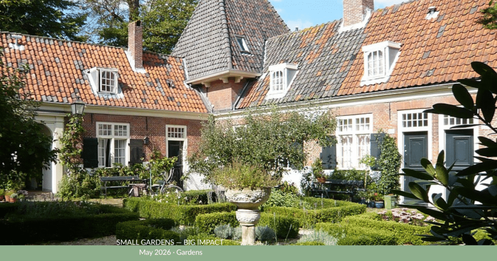 Dutch Hofje, homes and central garden