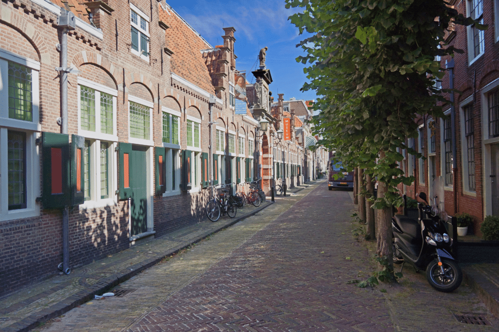 Entrance to the Frans Hals Museum in Haarlem.