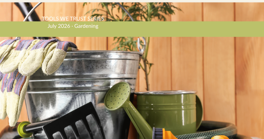 Collection of garden tool gifts