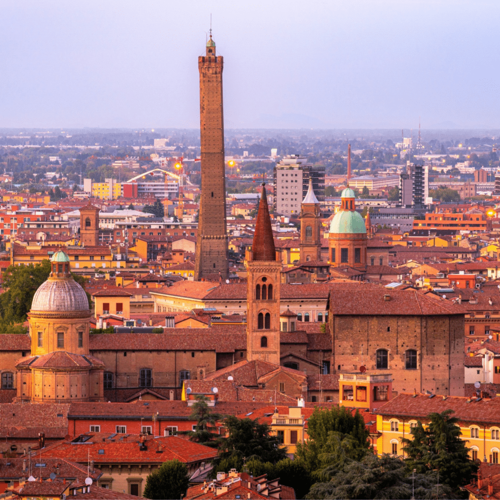 A view of Bologna